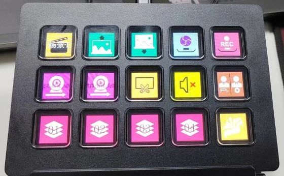 흐름 갑판은 15개의 주문형 LCD 키를 키를 칩니다