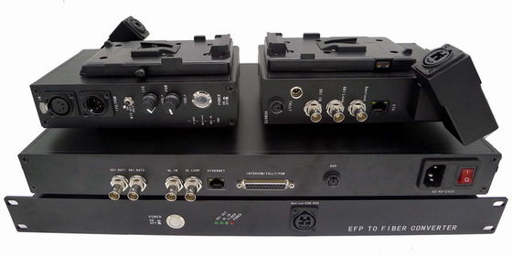 JVC Ｗ SDI 리모콘을 위한 섬유 컨버터에 대한 HD 3G 섬유 카메라 시스템 EFP