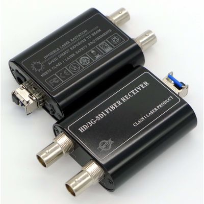 화려한 3G SDI 광섬유 컨버터 비디오 SFP 방송 3G/HD-SDI 음성 데이터 이더넷 섬유 광학 교수