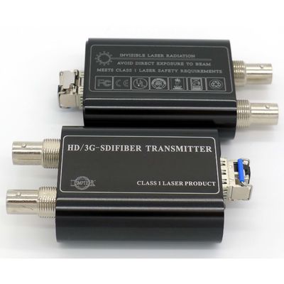 화려한 3G SDI 광섬유 컨버터 비디오 SFP 방송 3G/HD-SDI 음성 데이터 이더넷 섬유 광학 교수