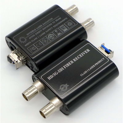 화려한 3G SDI 광섬유 컨버터 비디오 SFP 방송 3G/HD-SDI 음성 데이터 이더넷 섬유 광학 교수