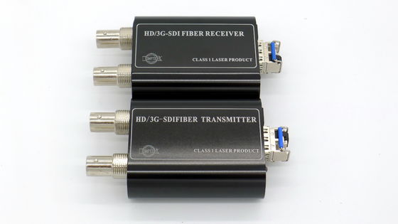 화려한 3G SDI 광섬유 컨버터 비디오 SFP 방송 3G/HD-SDI 음성 데이터 이더넷 섬유 광학 교수
