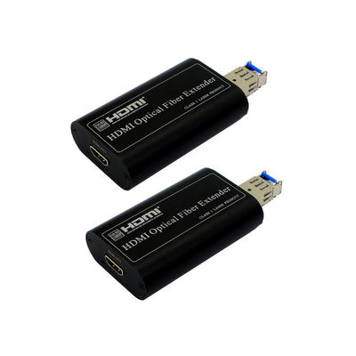 SFP 모듈과 작은 미디어 4K 비디오 변환기 섬유 카메라 시스템