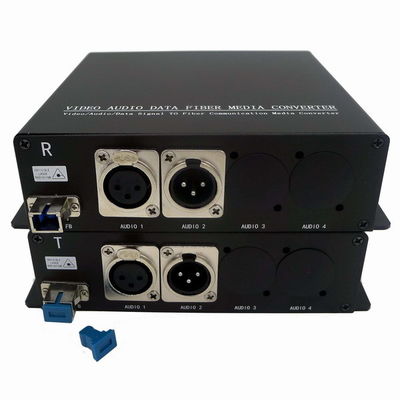 3pin XLR 오디오 인터페이스와 함께 방송 및 스튜디오 오디오로 섬유 변환기